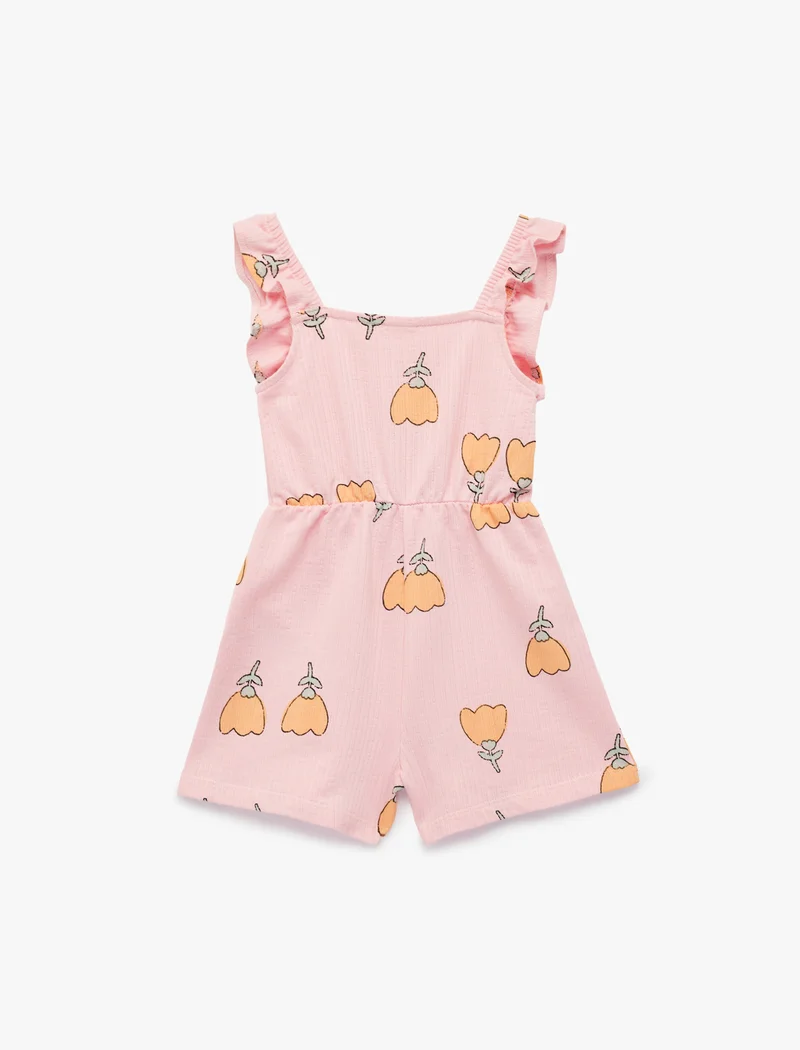 KOTON Strappy Cotton Jumpsuit