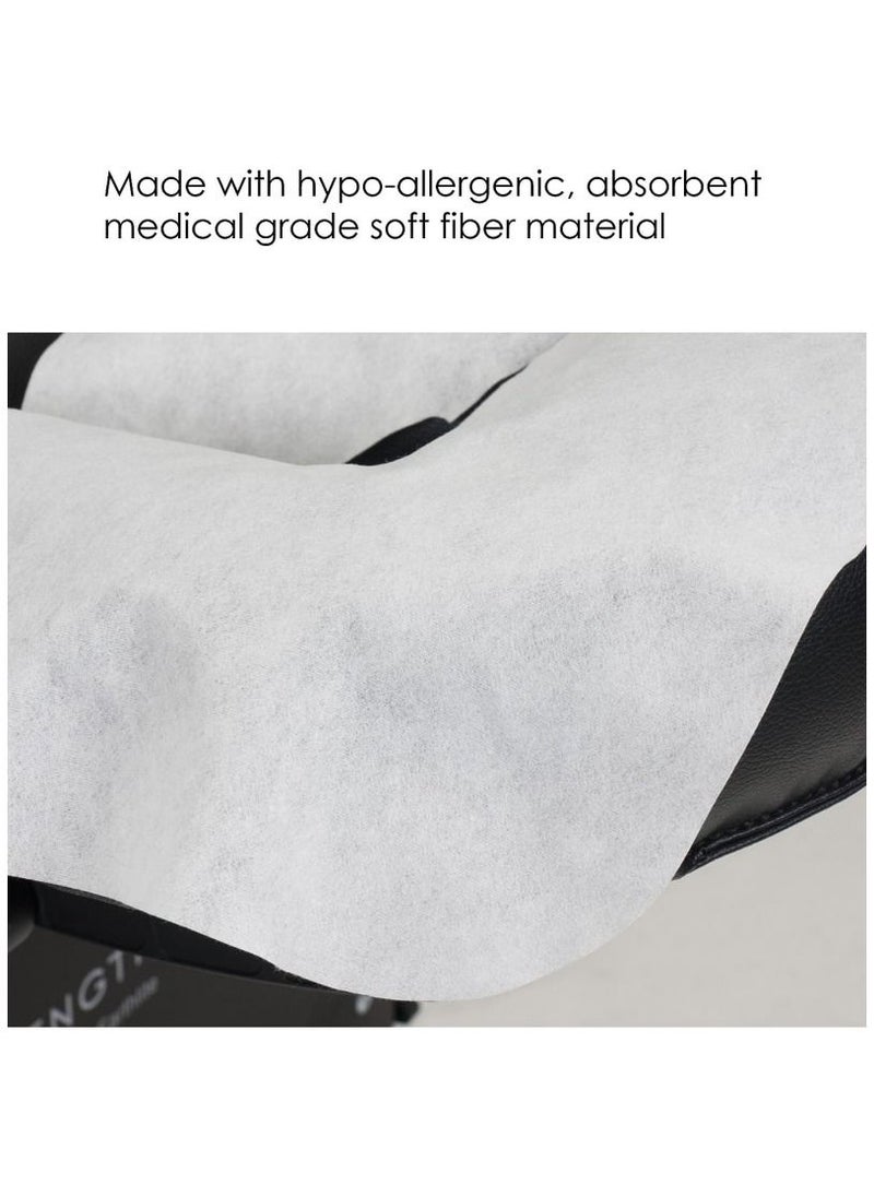 Ru syanl 100 Pieces of Disposable Face Cradle Covers Medical-Grade Ultra Soft Non-Sticking Massage Face Covers Headrest Covers for Massage Tables and Massage Chairs  - Image 4