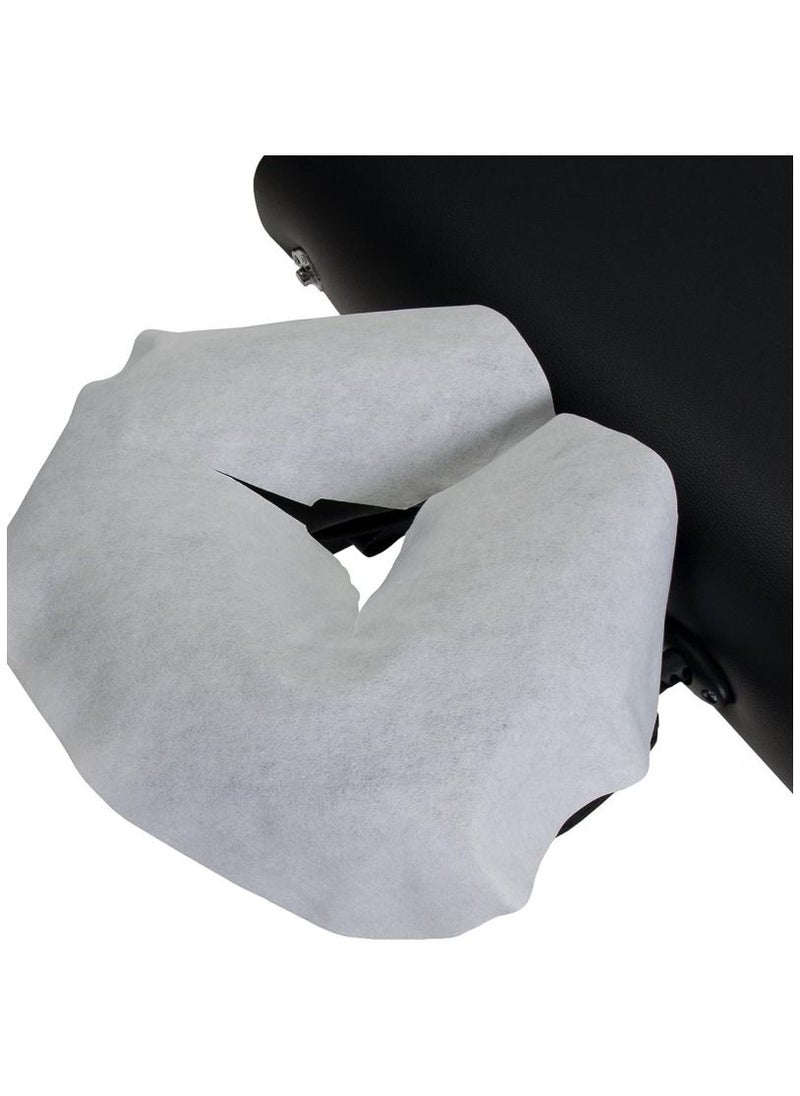 Ru syanl 100 Pieces of Disposable Face Cradle Covers Medical-Grade Ultra Soft Non-Sticking Massage Face Covers Headrest Covers for Massage Tables and Massage Chairs  - Image 5