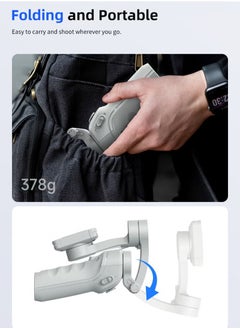TOKQI Gimbal Stabilizer For Smartphones, Lightweight And Portable Phone Stabilizer, Durable Smartphone Holder Stabilizer For Video Recording With Face And Object Tracking, (1pc)  - Image 2
