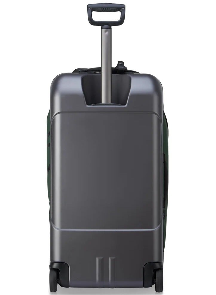 PEUGEOT Voyages 70 cm Softcase 2 Wheel Hybrid Check-In Duffle Trolley - Army Green - Image 2