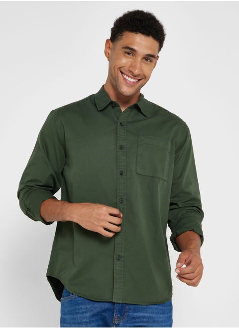 Twill Long Sleeve Shirt