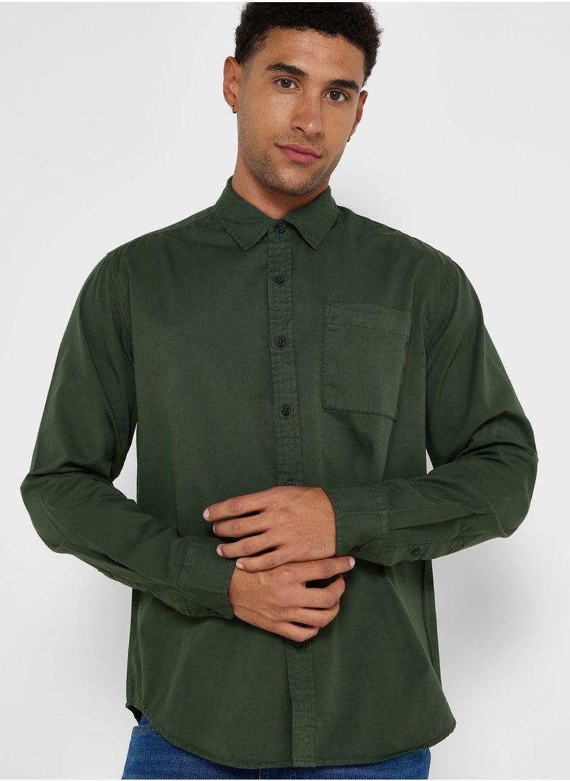 Seventy Five - Twill Long Sleeve Shirt - Image 1