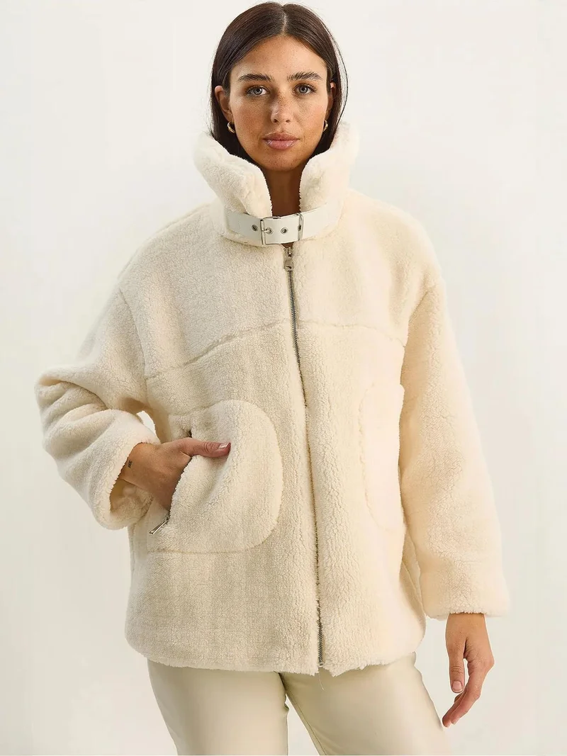 بيانكو لوتشي جاكيت مبطن منفوش من لوكسي بسحاب