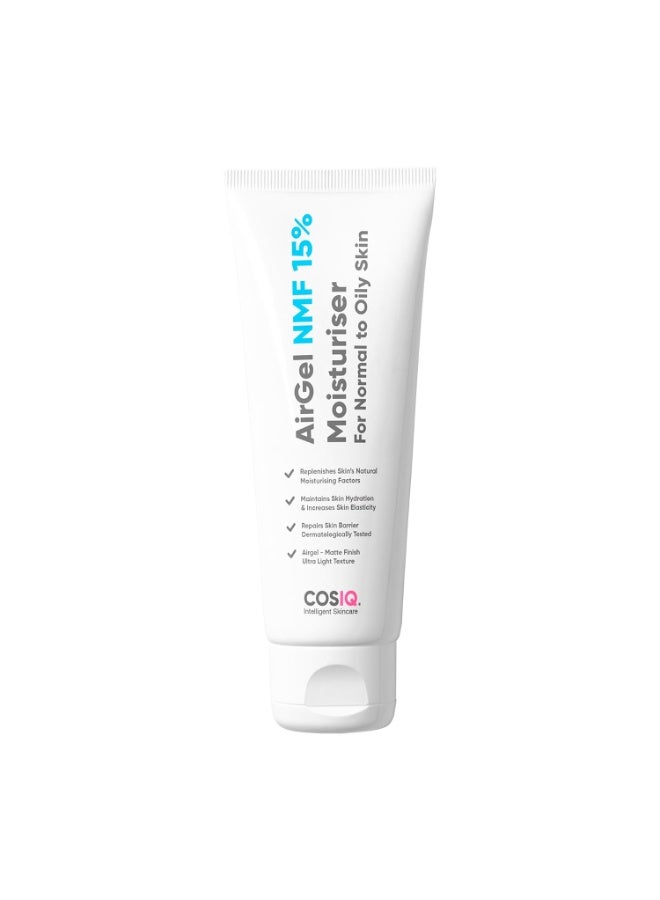 CosIQ Cos-IQ AirGel NMF 15% Face Moisturizer  | Fast Absorbing Lightweight For Women & Men (100ml, Pack of 2) - Image 3