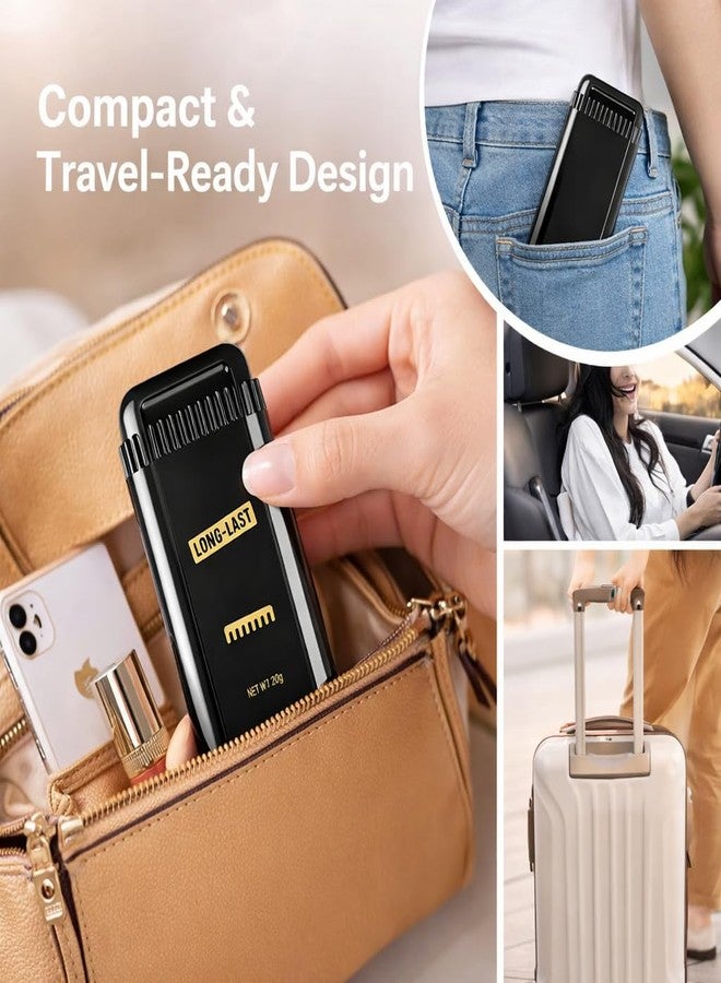 CAVERNSHOP Instant Hair Color Comb Stick for Grey Hair Coverage, Waterproof & Sweat-Proof Hair Dye Stick with Built-In Comb, Easy Root Touch-Up for Men & Women, Black - Image 2