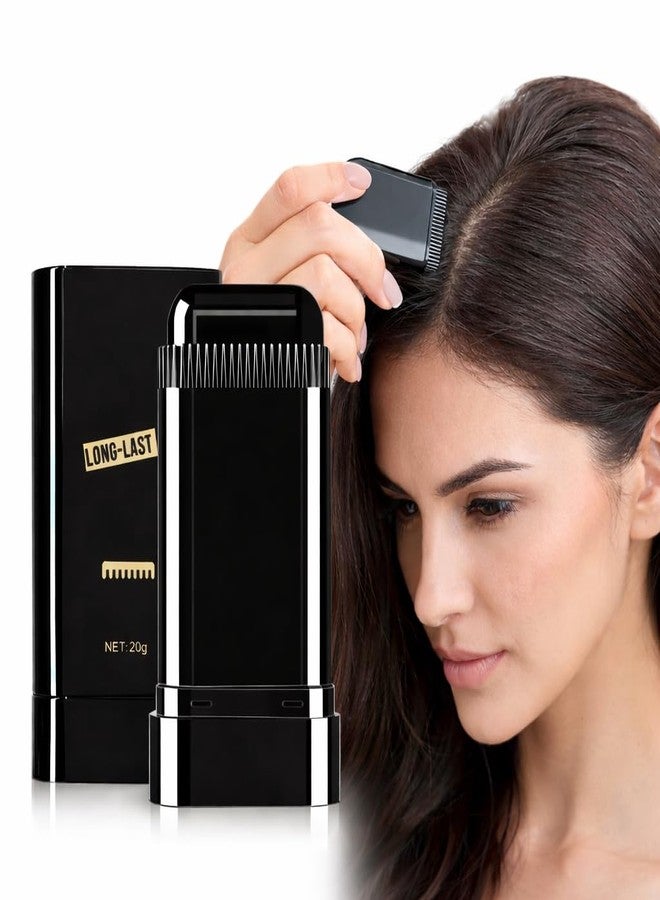 CAVERNSHOP Instant Hair Color Comb Stick for Grey Hair Coverage, Waterproof & Sweat-Proof Hair Dye Stick with Built-In Comb, Easy Root Touch-Up for Men & Women, Black - Image 1