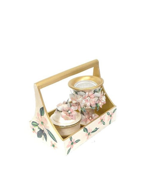 set of tray , mabkher & bowel