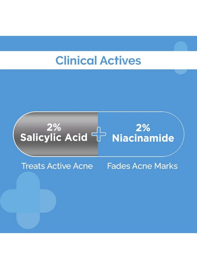 THE derma Co The Derma Co Sali-Cinamide Anti-Acne Face Wash | With 2% Salicylic Acid & 2% Niacinamide I Treats Active Acne & Fades Acne Marks I For Oily & Combination Skin I Power of 2 Actives | For Men & Women | 80 ml  - Image 3