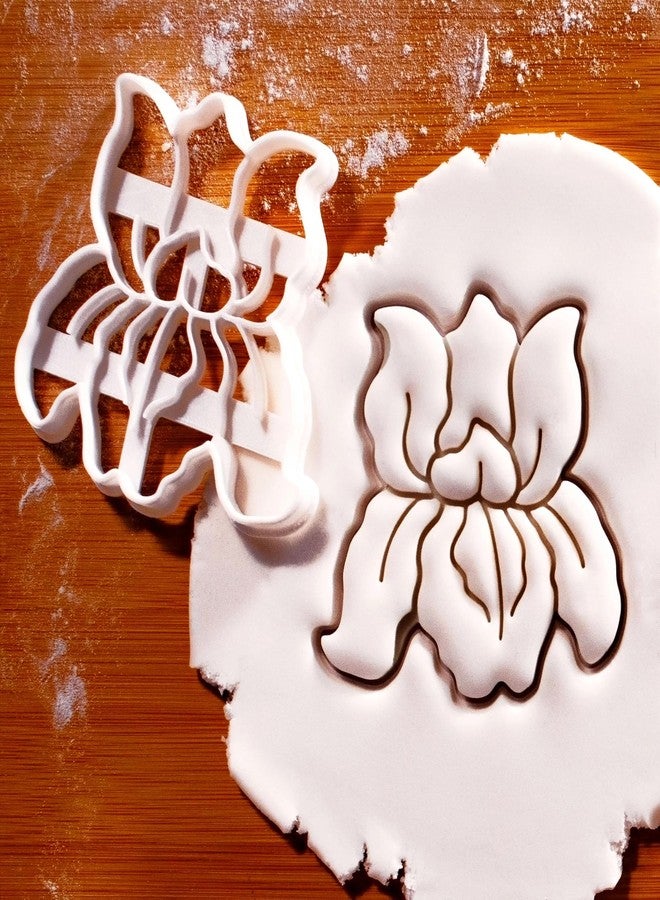 EROTNGO Iris Flower Cookie Cutter | DIY Cake Biscuit Cookie Cutter | Kitchen Cooking Decoration Tool (Pack of 1) - Image 1