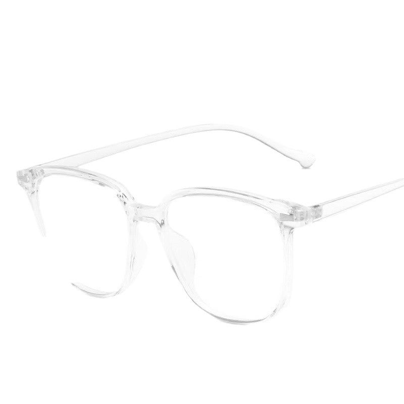 Square Rice Nail Flat Mirror Art Decoration Korean Plain Big Frame Tr90 Can Be Equipped With Myopia Cold Tea Glasses Frame Trend - Image 5