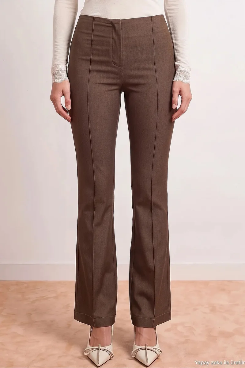 Dilvin Walnut Brown DILVIN Women's Pants for Women | Best Price UAE