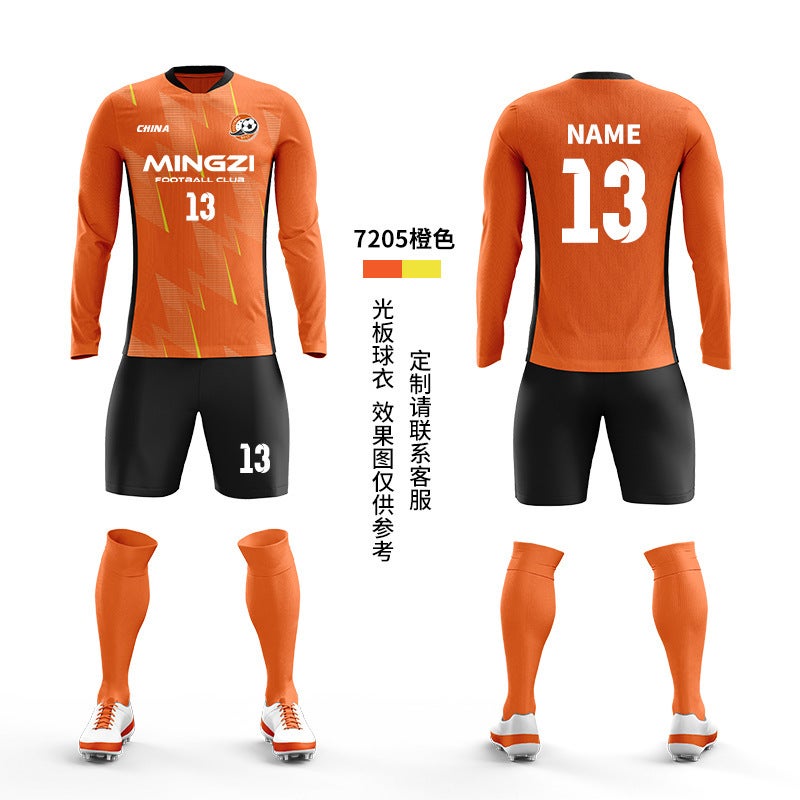 Children's Clothing Men's and Women's Long-sleeved Short-sleeved Volleyball Clothing Primary and Middle School Students Football Clothing Competition Sports Volleyball Training Team Clothing - Image 1