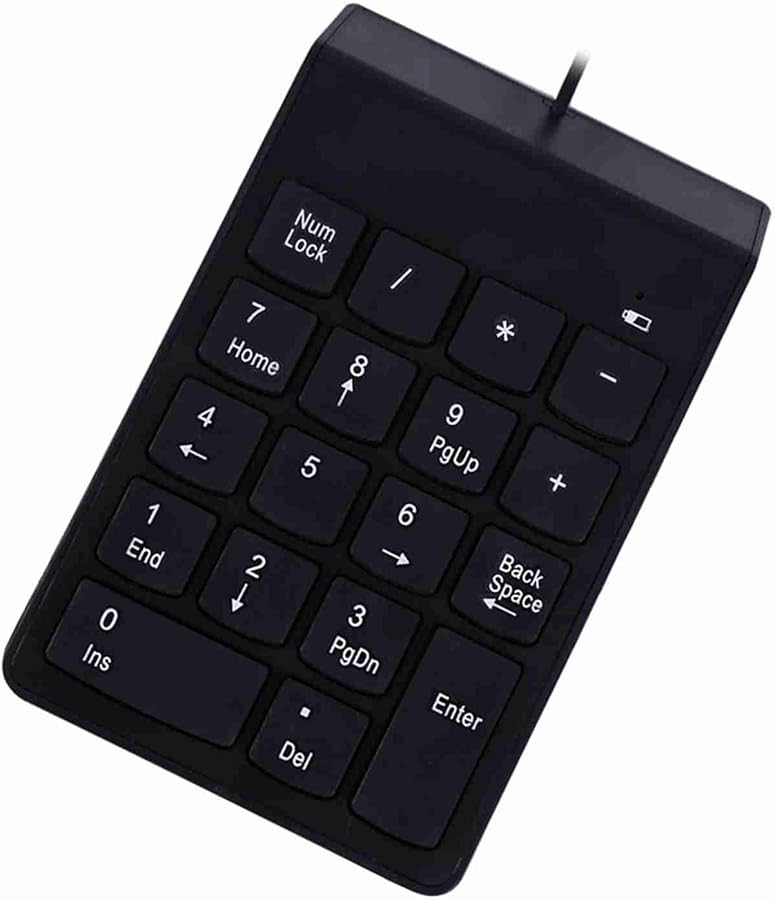 Mini USB Numeric Keypad 18 Keys Spill Proof Number Pad for Laptop Desktop PC - Image 4