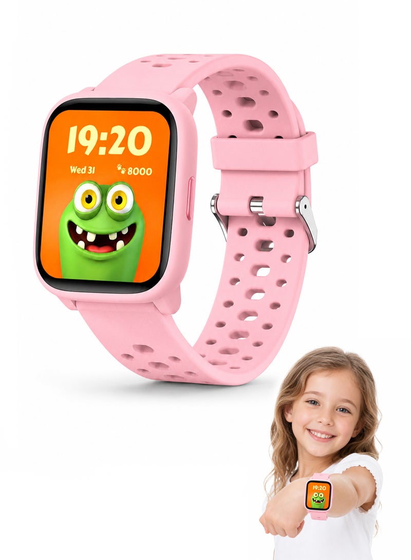 W98L Kids Smart Watch with 1.83” HD Touch Screen, Step Counter, Activity Tracker, Educational Puzzle Games, Alarm Clock & Stopwatch, Waterproof Smartwatch for Boys Girls Students - Image 1