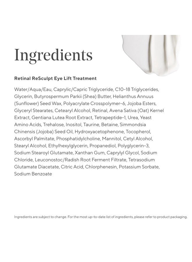 Murad Retinal Resculpt Eye Lift Treatment - Anti-Aging Eye Cream Lifts And Improves Sagging - Encapsulated Vitamin A Eye Care Firms Droopy Eyelids, Reduces Lines And Wrinkles - 0.5 Fl Oz - Image 3