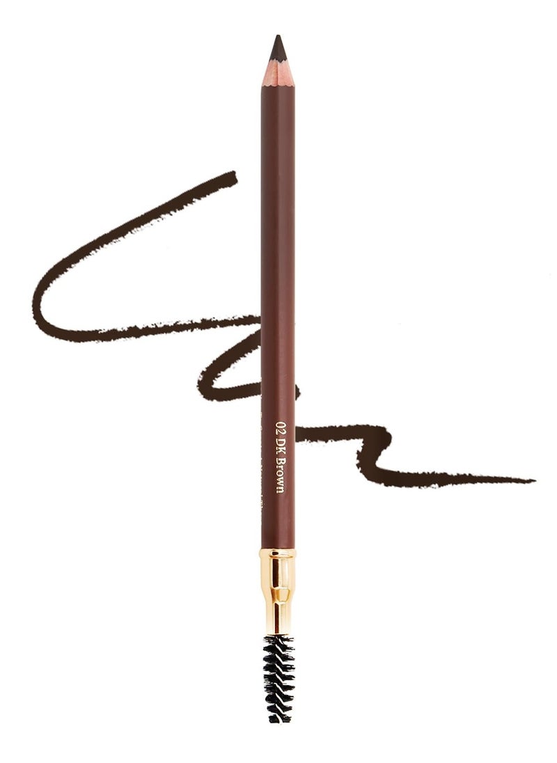 Bodermincer 1pcs Eyebrow Pencil Longlasting Waterproof Durable Liner Eyebrow 5 Colors to Choose (2# Dark Brown)  - Image 1