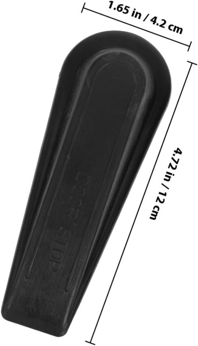 2pcs Heavy Duty Rubber Door Stopper Wedges for Floor Use Non-Slip Door Slam Stopper Secure Wedges for Protection and Stability - Image 2