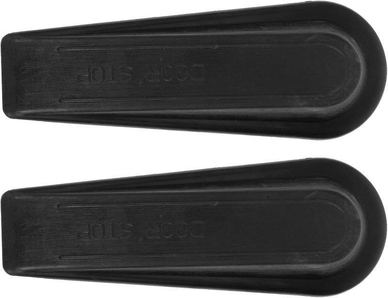 2pcs Heavy Duty Rubber Door Stopper Wedges for Floor Use Non-Slip Door Slam Stopper Secure Wedges for Protection and Stability - Image 1