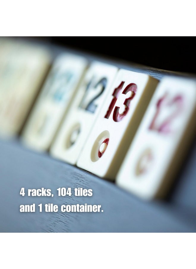 Star Lamodahome Premium Rummy, Okey, 101 Game Set - Portable Bag, Unscratchable Tiles And Racks, Outdoor And Indoor Game With Family And Friends, Classic Travel And Party Tabletop Fun  - Image 3