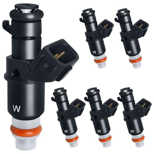SeyPon Fuel Injectors Fits For Honda: Accord 2003-2007/Odyssey 2005-2016/Pilot 2005-2011/Ridgeline 2006-2014, For Acura: MDX/TL 2003-2008, For Saturn: Vue 2004-2007, 3.0L/3.2L/3.5L，#16450RCAA01(6 Pcs) - Image 1