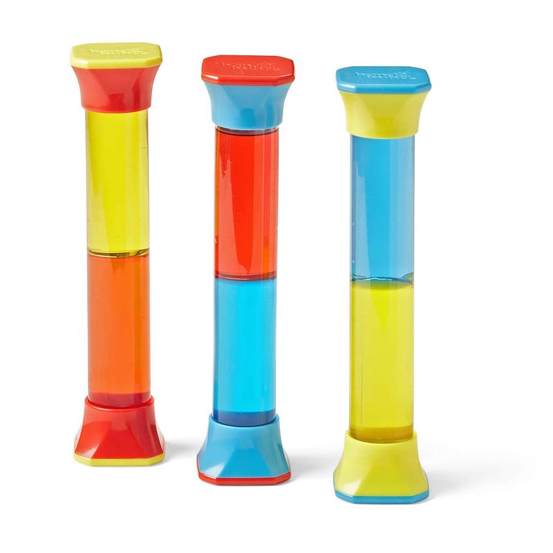 hand2mind hand2mind ColorMix Sensory Tubes, Fidget Toys for Kids 3-5, Kids Anxiety Relief, Stress Toys for Kids, Sensory Play Therapy Toys for Counselors, Calm Down Corner Supplies, Calming Corner Classroom - Image 1