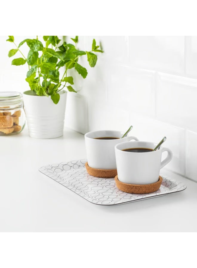 Tray, white, 28 x 20 cm - Image 2