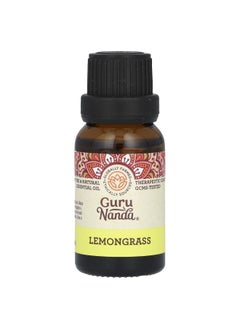GuruNanda GuruNanda, 100% Pure & Natural Essential Oil, Lemongrass, 0.5 fl oz (15 ml)  - Image 1