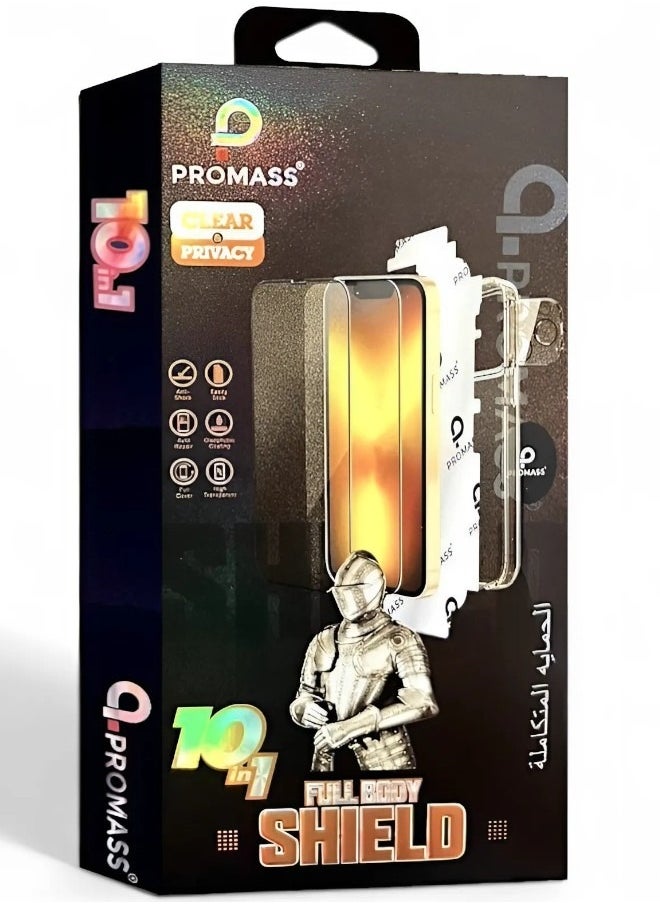 PROMASS Ultimate 10 in 1 Full Protection Package for Iphone 12 Pro Max  - Image 1