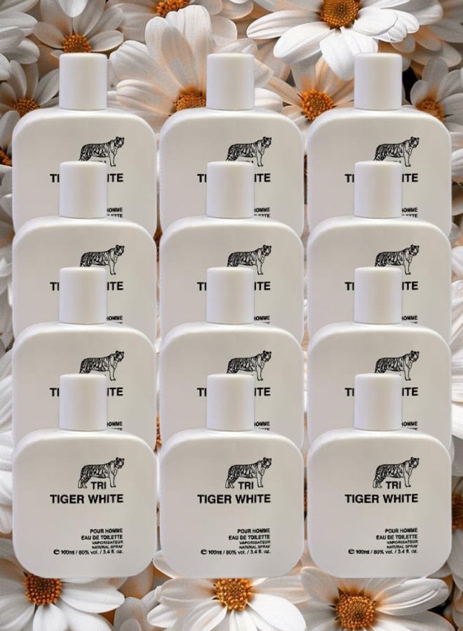 تي أر آي 12 قطع عطر تاجر وايت 100مل - Image 1