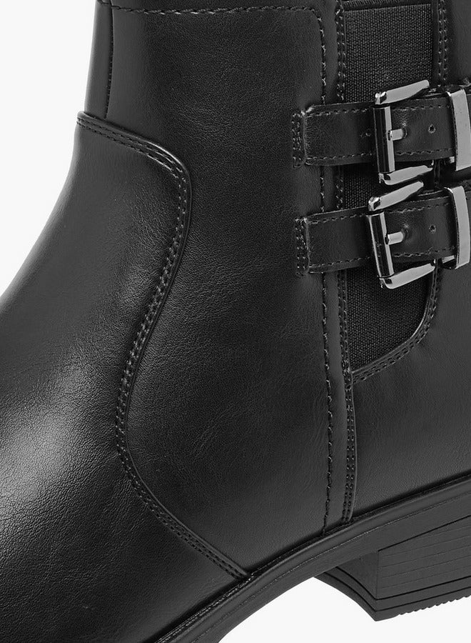 Lee Cooper Women's Solid Ankle Boots with Zip Closure - Image 4