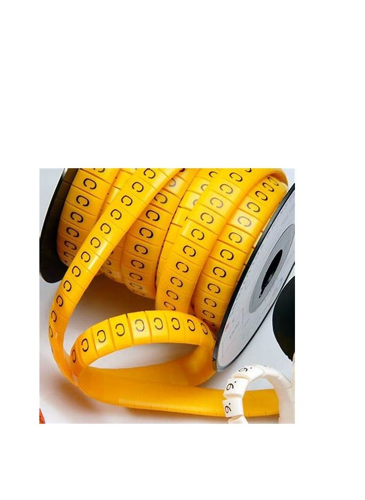 KNP - KNP Cable Marker Tube Organize and Label your Cables Efficiently with These Cable Marker Tubes Designed for Cables with Diameters Ranging from 2.6mm to 4.2mm. - Image 1