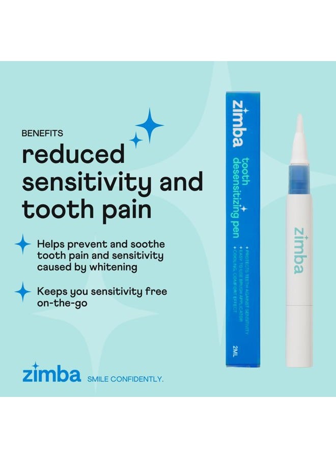 zimba Teeth Desensitizing Pen | Effective, Travel-Friendly Solution for Sensitive Teeth | Cruelty-Free and Enamel-Safe Formula for Instant Relief (1 Pen) - Image 2