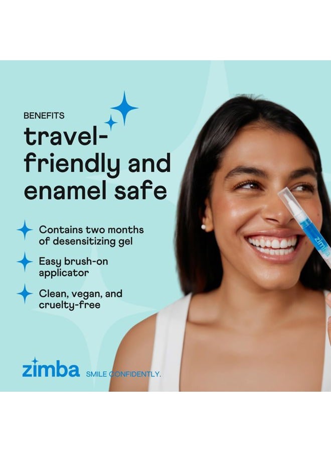 zimba Teeth Desensitizing Pen | Effective, Travel-Friendly Solution for Sensitive Teeth | Cruelty-Free and Enamel-Safe Formula for Instant Relief (1 Pen) - Image 4
