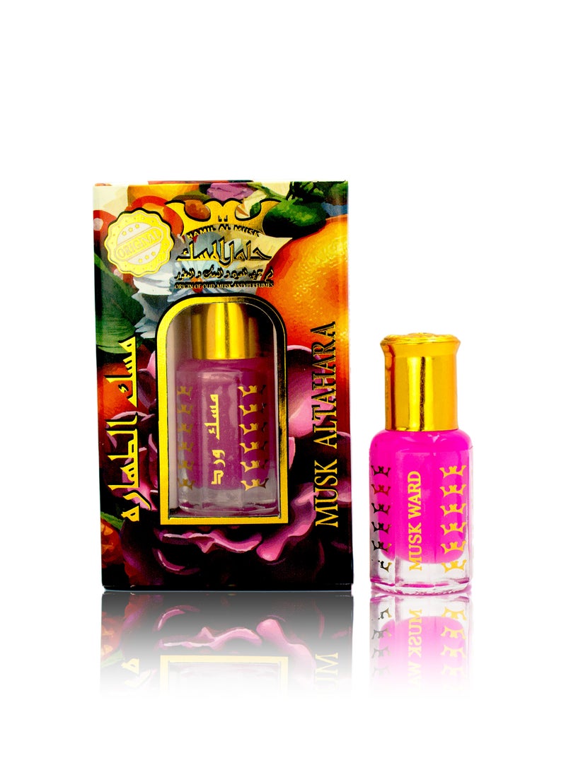Hamil Al Musk Pure Musk al Tahara Ward Rose - 6 ML  - Image 1