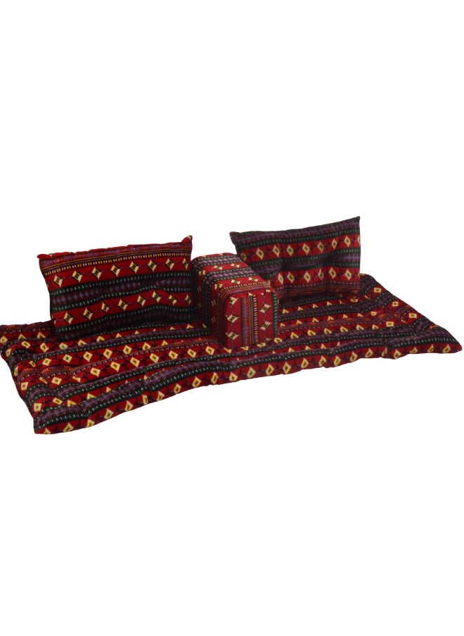 SMART HOME 4 in 1 Luxury Floor Seating Set - Heritage Arabic Majlis, Floor Sofa Set, Furniture for Majlis and Lounges  - Image 1