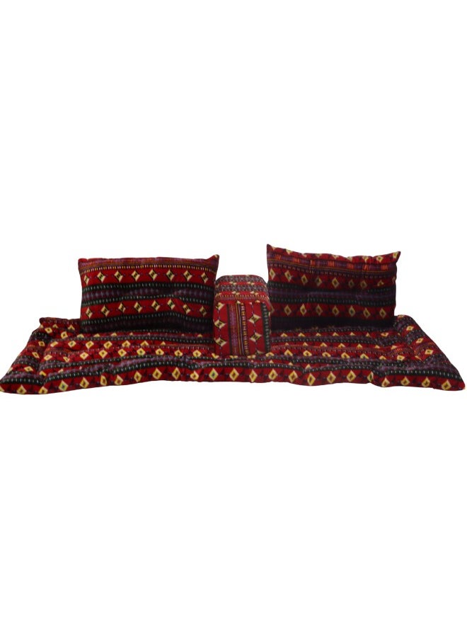 SMART HOME 4 in 1 Luxury Floor Seating Set - Heritage Arabic Majlis, Floor Sofa Set, Furniture for Majlis and Lounges  - Image 2