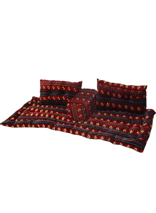 SMART HOME 4 in 1 Luxury Floor Seating Set - Heritage Arabic Majlis, Floor Sofa Set, Furniture for Majlis and Lounges  - Image 3