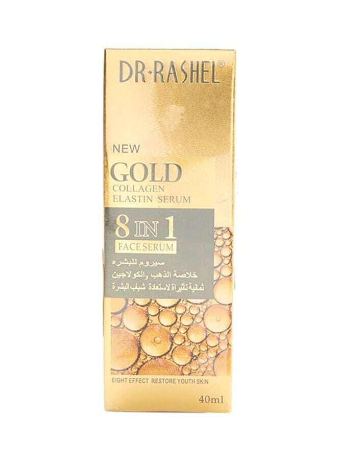 DR. RASHEL Gold Collagen Elastin 8-In-1 Face Serum Gold 40ml - Image 3