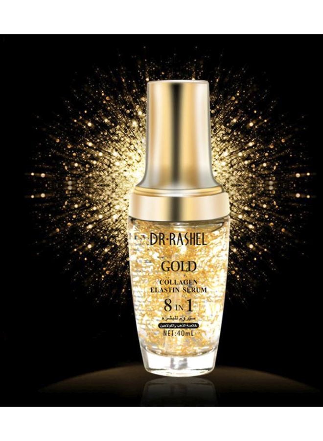 DR. RASHEL Gold Collagen Elastin 8-In-1 Face Serum Gold 40ml - Image 4