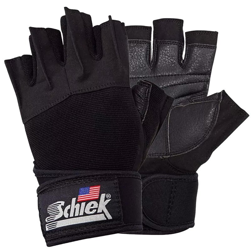 Schiek Sports 540 Platinum Lifting Gloves - Weightlifting Gloves for Women and Men - Wrist Wrap Non Slip - Image 1