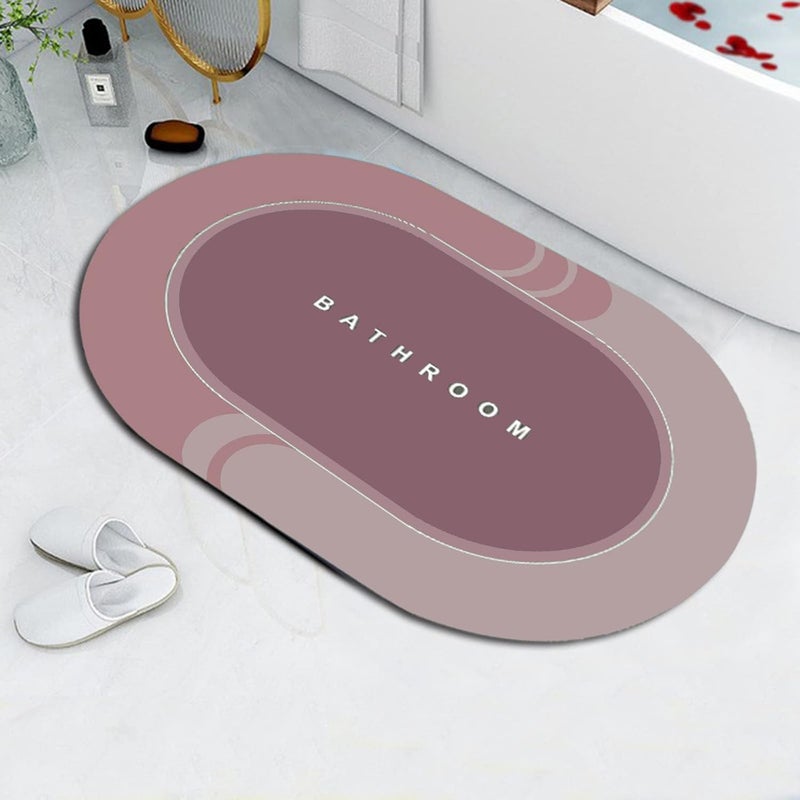 Vertteo BIUZII Bathroom Rugs Bathroom Mat Bath Rugs for Bathroom Non Slip Soft and Quick to Dry Bathroom Mat Bath Mats for Bathroom Floor Rubber red 2362In1574In - Image 4