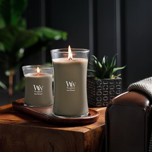 WoodWick Sand & Driftwood Gifts for Women and Men, 21.5 oz Large Hourglass Candle with Crackling Wick - Image 4