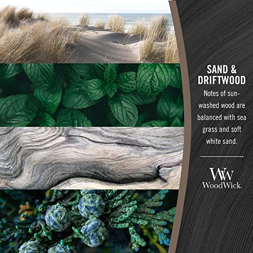 WoodWick Sand & Driftwood Gifts for Women and Men, 21.5 oz Large Hourglass Candle with Crackling Wick - Image 3