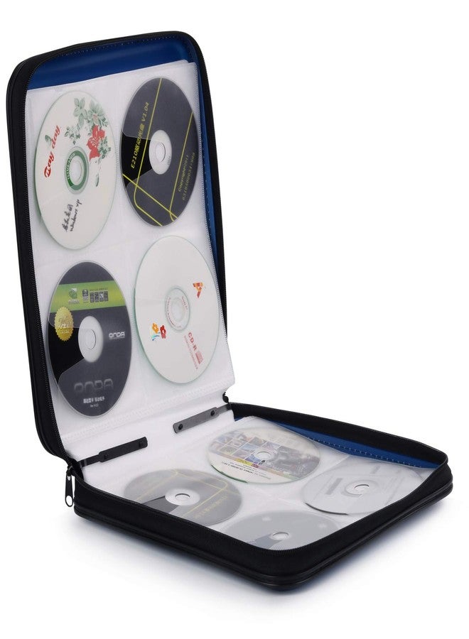 Fansport CD Case 160 Capacity DVD Case Organizer CD/DVD Case, CD Case Storage DVD Organizer Case DVD Booklet CD/DVD Holder Case DVD Book Heavy Duty DVD Case Book Wallet - Image 5