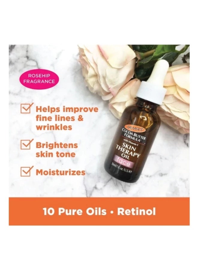 بالمرز زيت العناية بالبشرة بتركيبة زبدة الكاكاو مع فيتامين E من بالمرز، 30 مل - Image 3