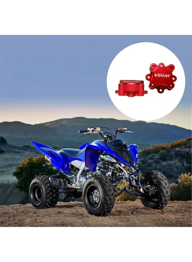 Ebiker 2 PCS Front Wheel Hub Centric Spacers for Yamaha Raptor Red - Image 2
