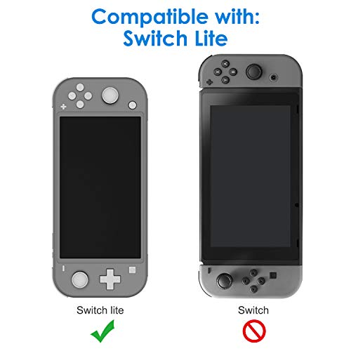 JETech Screen Protector for Nintendo Switch Lite 2019, Tempered Glass Film, HD Clear, 3-Pack - Image 2