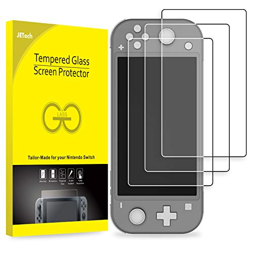 JETech Screen Protector for Nintendo Switch Lite 2019, Tempered Glass Film, HD Clear, 3-Pack - Image 1