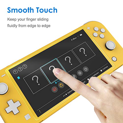 JETech Screen Protector for Nintendo Switch Lite 2019, Tempered Glass Film, HD Clear, 3-Pack - Image 3